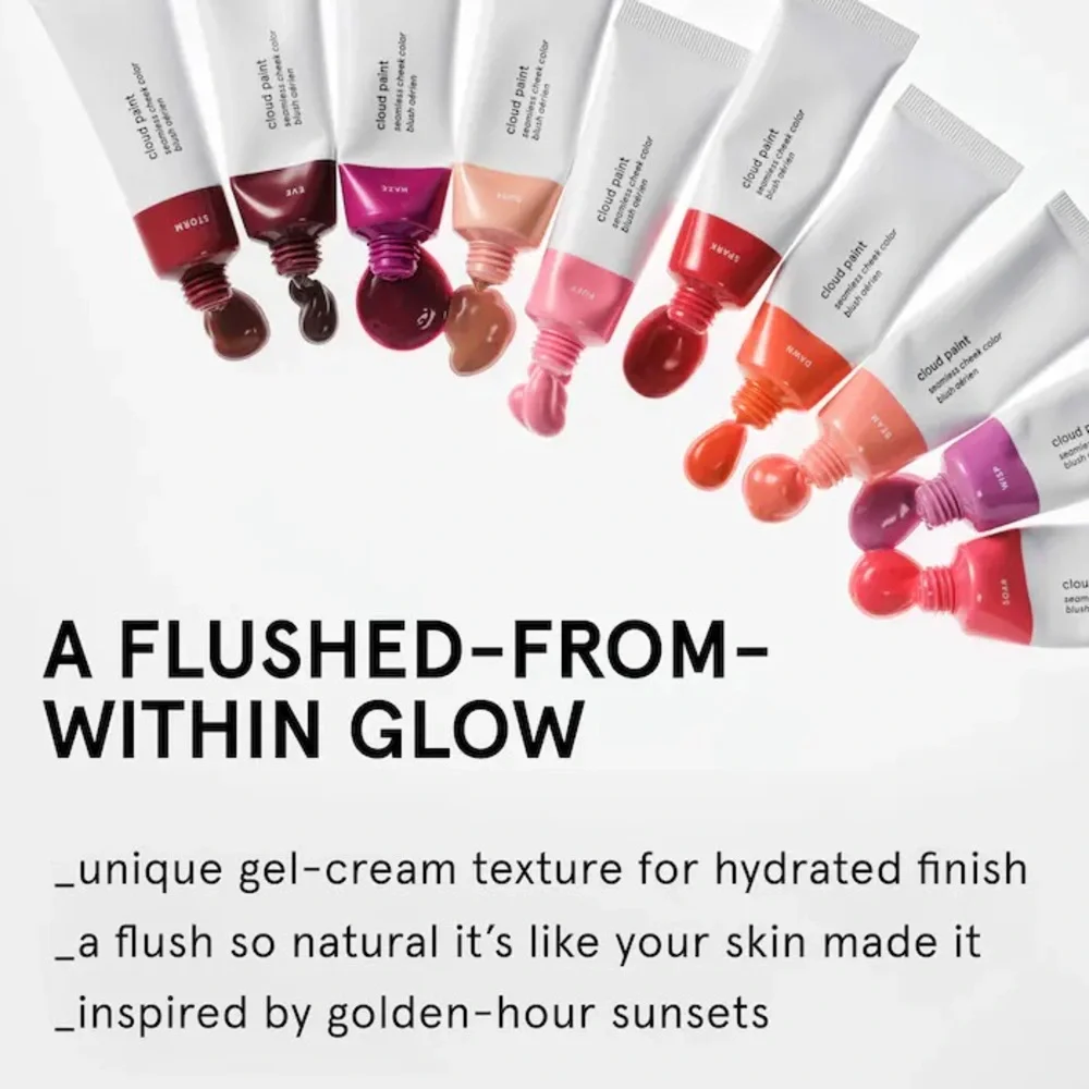 NIB Full Size Glossier Cloud Paint Gel Cream Blush: Dusk